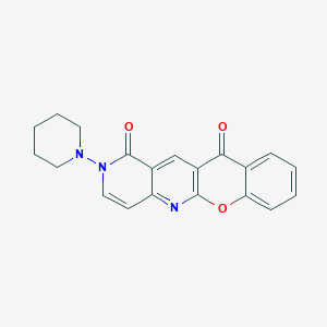 2-piperidino-1H-chromeno[2,3-b][1,6]naphthyridine-1,11(2H)-dione