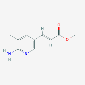 Methyl (E)-3-(6-amino-5-methylpyridin-3-yl)prop-2-enoate