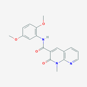 N-(2,5-dimethoxyphenyl)-1-methyl-2-oxo-1,2-dihydro-1,8-naphthyridine-3-carboxamide