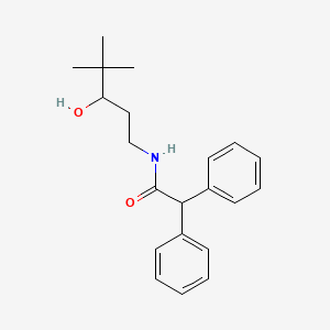 N-(3-hydroxy-4,4-dimethylpentyl)-2,2-diphenylacetamide