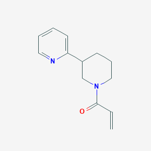 1-(3-Pyridin-2-ylpiperidin-1-yl)prop-2-en-1-one