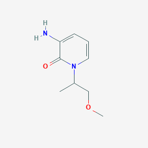 molecular formula C9H14N2O2 B2790106 3-Amino-1-(1-methoxypropan-2-yl)pyridin-2-one CAS No. 2138011-35-3