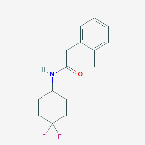 molecular formula C15H19F2NO B2790107 N-(4,4-difluorocyclohexyl)-2-(2-methylphenyl)acetamide CAS No. 2034462-07-0