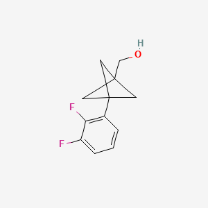 [3-(2,3-Difluorophenyl)-1-bicyclo[1.1.1]pentanyl]methanol