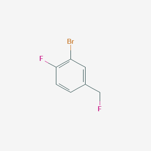 molecular formula C7H5BrF2 B2790182 3-bromo-4-fluorobenzyl fluoride CAS No. 1783551-07-4