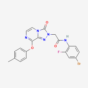 B2790198 1-(3,4-dimethylphenyl)-N-({5-[(4-methylpiperidin-1-yl)sulfonyl]-2-thienyl}methyl)-5-oxopyrrolidine-3-carboxamide CAS No. 1116060-81-1