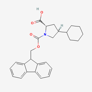 (2S,4S)-Fmoc-4-cyclohexyl-pyrrolidine-2-carboxylic acid