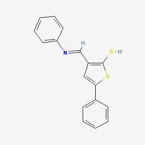 (E)-5-phenyl-3-((phenylamino)methylene)thiophene-2(3H)-thione