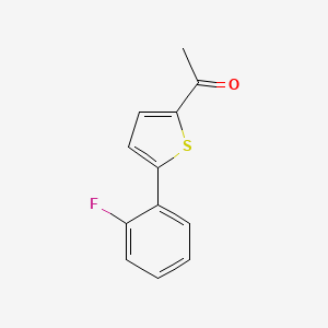 1-[5-(2-Fluorophenyl)-2-thienyl]ethanone