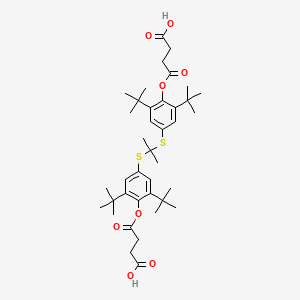 molecular formula C39H56O8S2 B2790355 Probucol Disuccinate 