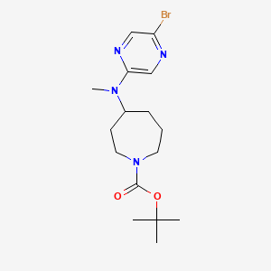 Tert-butyl 4-[(5-bromopyrazin-2-yl)-methylamino]azepane-1-carboxylate