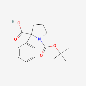 1-(Tert-butoxycarbonyl)-2-phenylpyrrolidine-2-carboxylic acid