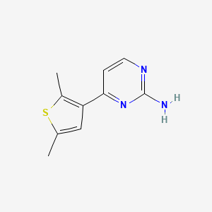 4-(2,5-Dimethylthiophen-3-yl)pyrimidin-2-amine