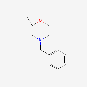 molecular formula C13H19NO B2790483 4-Benzyl-2,2-dimethylmorpholine CAS No. 84761-04-6