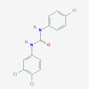 molecular formula C₁₃H₉Cl₃N₂O B027905 三氯卡班 CAS No. 101-20-2