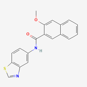 N-(benzo[d]thiazol-5-yl)-3-methoxy-2-naphthamide