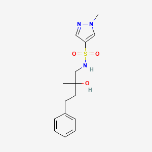 N-(2-hydroxy-2-methyl-4-phenylbutyl)-1-methyl-1H-pyrazole-4-sulfonamide