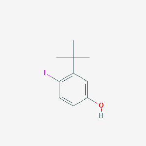 molecular formula C10H13IO B2790683 3-(tert-butyl)-4-iodophenol CAS No. 1017608-22-8