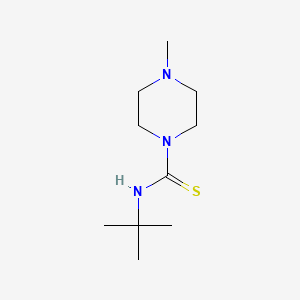 molecular formula C10H21N3S B2790715 N-tert-butyl-4-methylpiperazine-1-carbothioamide CAS No. 692287-99-3