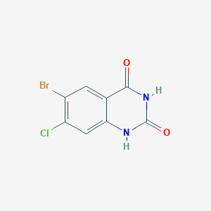 B2790767 6-Bromo-7-chloroquinazoline-2,4-diol CAS No. 1166378-30-8