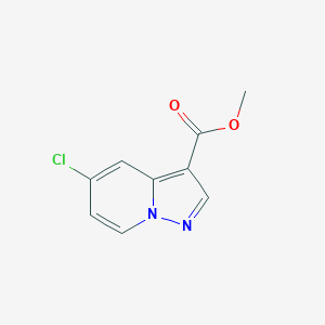 molecular formula C9H7ClN2O2 B2790804 Methyl 5-chloropyrazolo[1,5-a]pyridine-3-carboxylate CAS No. 1825395-08-1