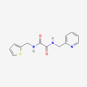 molecular formula C13H13N3O2S B2790828 N1-(pyridin-2-ylmethyl)-N2-(thiophen-2-ylmethyl)oxalamide CAS No. 941998-77-2