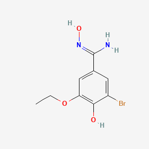 (Z)-3-bromo-5-ethoxy-N',4-dihydroxybenzene-1-carboximidamide