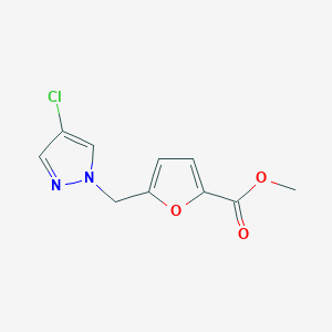 Methyl 5-((4-chloro-1H-pyrazol-1-yl)methyl)furan-2-carboxylate