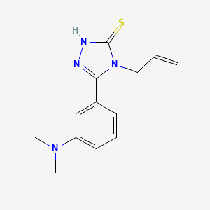 4-allyl-5-[3-(dimethylamino)phenyl]-4H-1,2,4-triazole-3-thiol