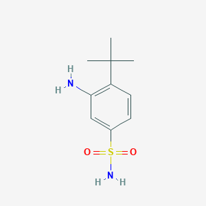 3-Amino-4-tert-butylbenzenesulfonamide