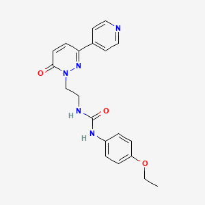 1-(4-ethoxyphenyl)-3-(2-(6-oxo-3-(pyridin-4-yl)pyridazin-1(6H)-yl)ethyl)urea