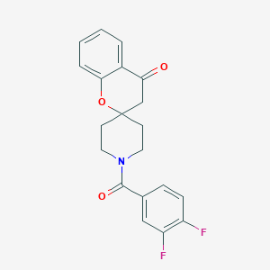 1'-(3,4-Difluorobenzoyl)spiro[chroman-2,4'-piperidin]-4-one