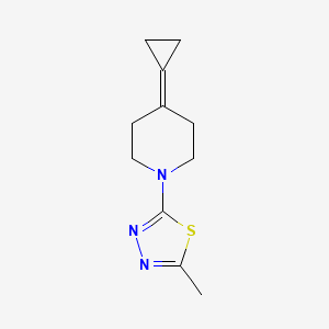 2-(4-Cyclopropylidenepiperidin-1-yl)-5-methyl-1,3,4-thiadiazole