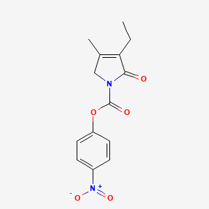 4-Nitrophenyl 3-ethyl-4-methyl-2-oxo-2,5-dihydro-1H-pyrrole-1-carboxylate