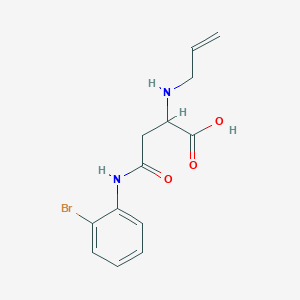2-(Allylamino)-4-((2-bromophenyl)amino)-4-oxobutanoic acid
