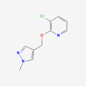 3-chloro-2-[(1-methyl-1H-pyrazol-4-yl)methoxy]pyridine