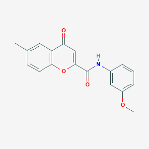 N-(3-methoxyphenyl)-6-methyl-4-oxo-4H-chromene-2-carboxamide