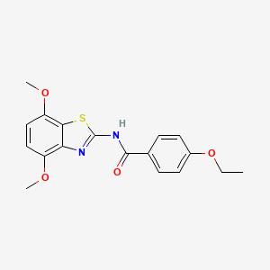 N-(4,7-dimethoxy-1,3-benzothiazol-2-yl)-4-ethoxybenzamide