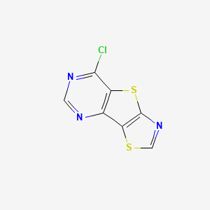 5-Chloro[1,3]thiazolo[5',4':4,5]thieno[3,2-d]pyrimidine