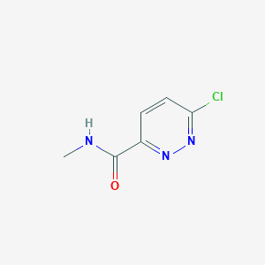 molecular formula C6H6ClN3O B2791106 6-chloro-N-methylpyridazine-3-carboxamide CAS No. 202135-65-7