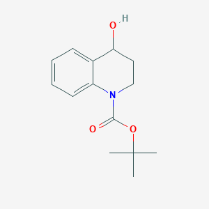 molecular formula C14H19NO3 B2791176 tert-butyl 4-hydroxy-3,4-dihydro-2H-quinoline-1-carboxylate CAS No. 932398-74-8