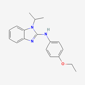 molecular formula C18H21N3O B2791198 N-(4-ethoxyphenyl)-1-isopropyl-1H-benzo[d]imidazol-2-amine CAS No. 631843-10-2