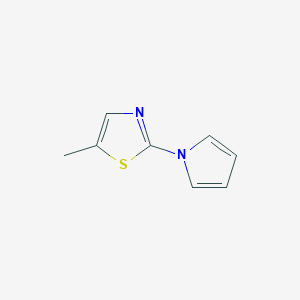 B2791215 5-methyl-2-(1H-pyrrol-1-yl)-1,3-thiazole CAS No. 383142-66-3