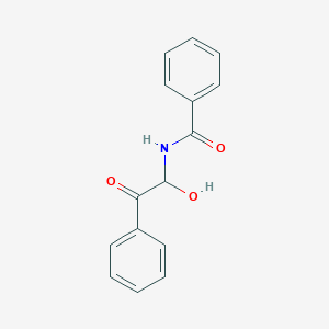 molecular formula C15H13NO3 B2791241 N-(1-hydroxy-2-oxo-2-phenylethyl)benzamide CAS No. 2166-87-2