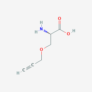 molecular formula C6H9NO3 B2791292 O-propargyl serine 
