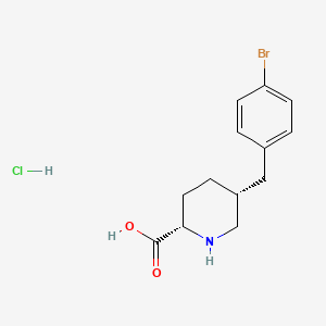 B2791317 (5R)-5-(4-Bromo-benzyl)-L-pipecolinic acid hcl CAS No. 1221793-30-1; 2197044-65-6