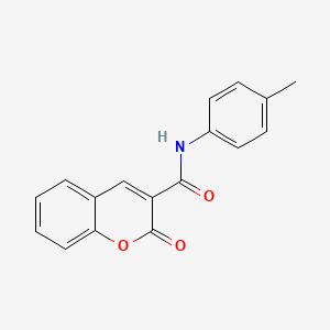 molecular formula C17H13NO3 B2791323 N-(4-Methylphenyl)-2-oxo-2H-chromene-3-carboxamide CAS No. 1847-00-3