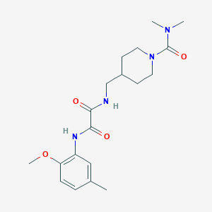 N1-((1-(dimethylcarbamoyl)piperidin-4-yl)methyl)-N2-(2-methoxy-5-methylphenyl)oxalamide