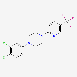 1-(3,4-Dichlorophenyl)-4-[5-(trifluoromethyl)pyridin-2-yl]piperazine