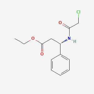 Ethyl (3S)-3-[(2-chloroacetyl)amino]-3-phenylpropanoate